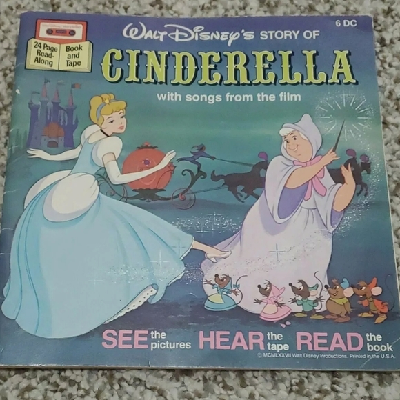 Walt Disney's Story of Cinderella 24 page Read-alo